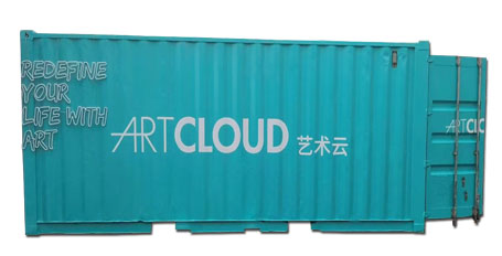 集裝箱車身貼廣告制作多少錢一平米?